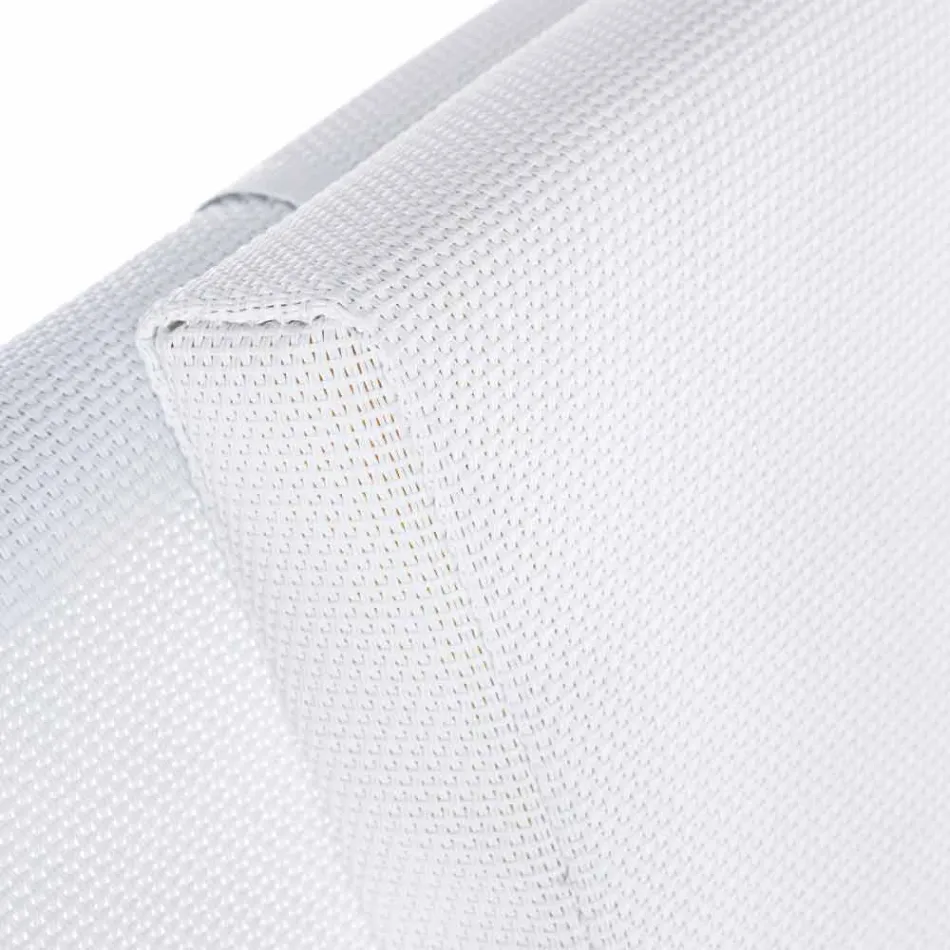 Tumbona de exterior en aluminio con asiento en Textilene, 4 piezas - Kailua Viadurini