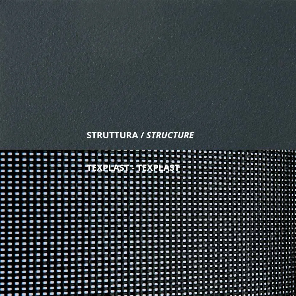 Tumbona de jardín plegable en acero galvanizado Made in Italy 2 piezas - Hobbit Viadurini