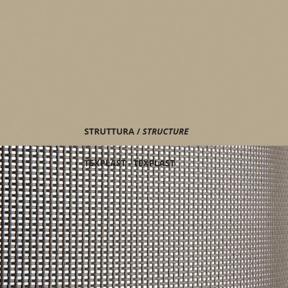 Tumbona de jardín plegable en acero galvanizado Made in Italy 2 piezas - Hobbit Viadurini