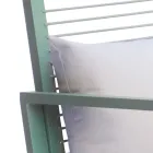 Mecedora de aluminio para exterior con cojín acolchado - Brontolo Viadurini