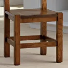 Silla de cocina clásica en madera de haya maciza Made in Italy - Lavinia Viadurini