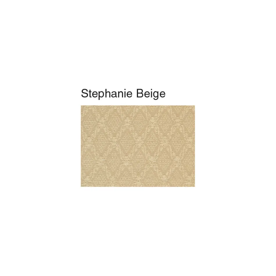 Silla Clásica en Madera y Asiento en Diseño de Tela Made in Italy - Baptiste Viadurini