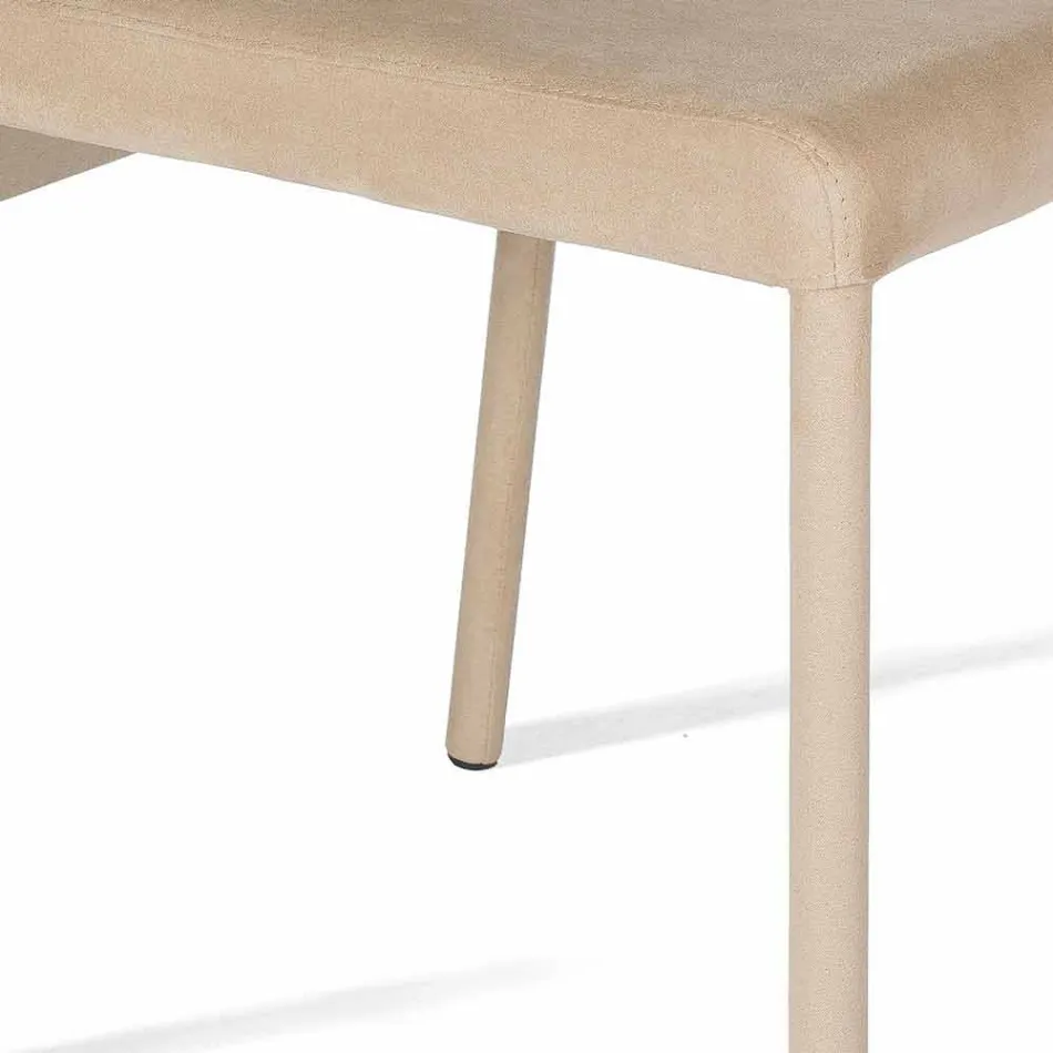 Silla con respaldo alto Becca de diseño moderno, fabricada en Italia Viadurini