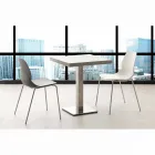 Silla con estructura cromada y carcasa de polipropileno Licata Viadurini