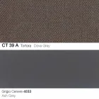 Silla de cocina con reposabrazos en tela y madera Made in Italy - Marchesi Viadurini