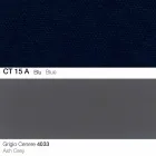 Silla de cocina con reposabrazos en tela y madera Made in Italy - Marchesi Viadurini