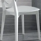 Silla de cocina de diseño italiano de madera maciza de haya - Marrine Viadurini