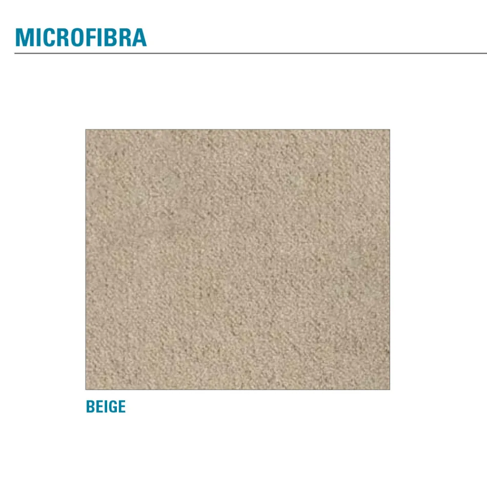 Silla de Cocina Tapizada en Microfibra Made in Italy, 2 Piezas - Rebecca Viadurini