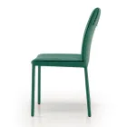 Silla de cocina tapizada en tela Made in Italy 4 piezas - Monnalisa Viadurini