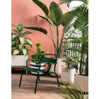 Silla apilable de aluminio para exterior fabricada en Italia, 2 piezas - Shyla Viadurini