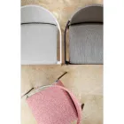 Silla de exterior de aluminio con o sin cojín, alta calidad, 4 piezas - Filomena Viadurini