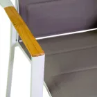 Silla de Exterior en Aluminio con Textilene de Doble Capa - Excursión Viadurini