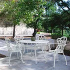 Silla de exterior en aluminio pintado acabado mate, 2 piezas - Casiro Viadurini