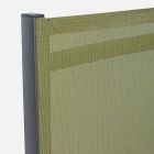 Silla plegable para exteriores en Textilene y Aluminio, 4 Piezas - Holly Viadurini