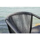 Silla de jardín apilable de aluminio y tela técnica - Smart By Varaschin Viadurini