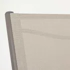 Silla de Jardín Apilable en Aluminio y Textileno de Diseño Moderno - Franz Viadurini