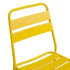 Silla de jardín totalmente de metal - Cinta Viadurini