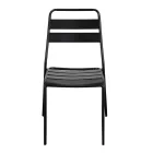 Silla de jardín totalmente de metal - Cinta Viadurini