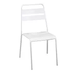 Silla de jardín totalmente de metal - Cinta Viadurini