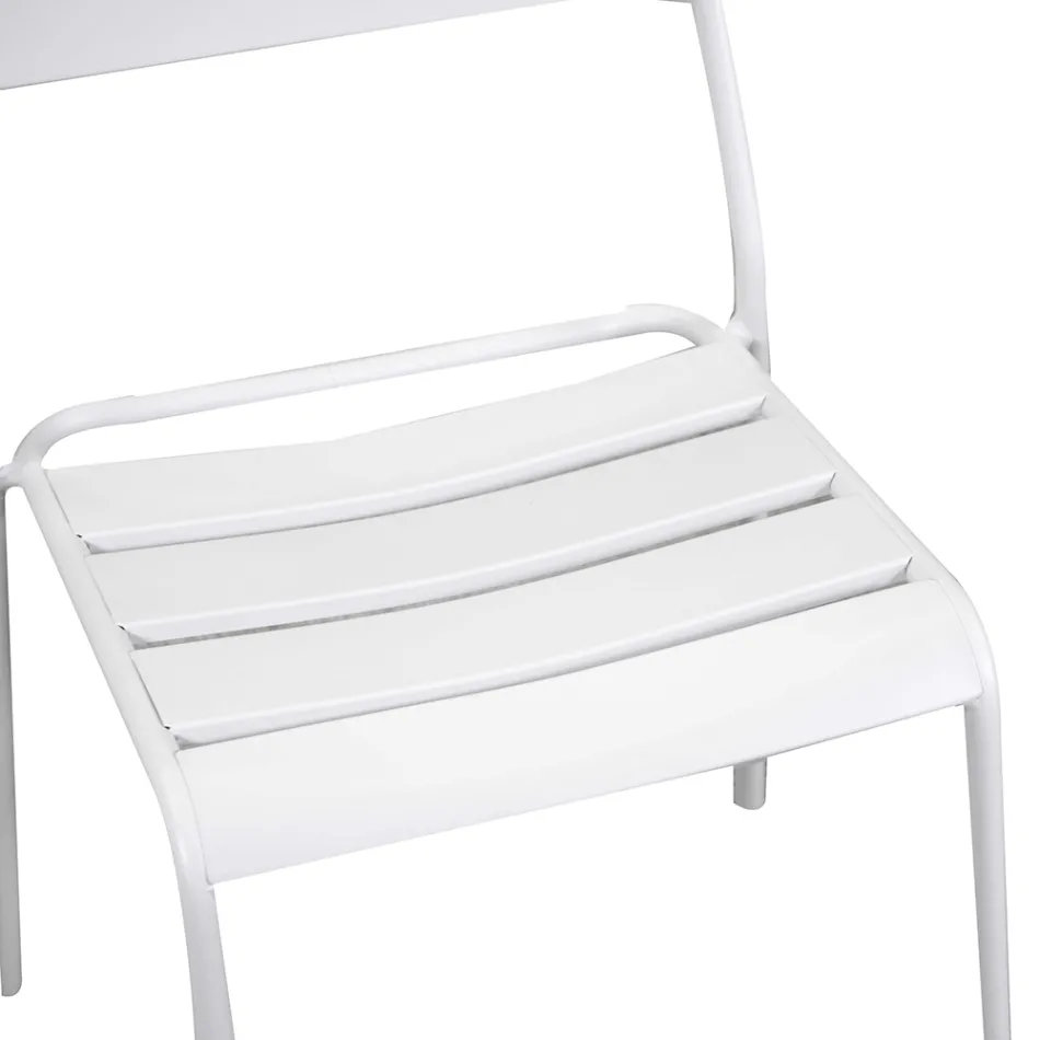 Silla de jardín totalmente de metal - Cinta Viadurini