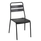 Silla de jardín totalmente de metal - Cinta Viadurini