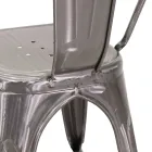 Silla de hierro para interior y exterior en diferentes colores - Papelería Viadurini