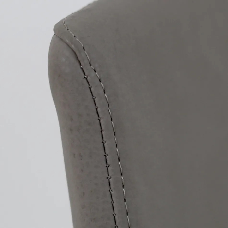 Silla de interior en madera de fresno y polipiel Made in Italy - Floki Viadurini