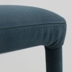 Silla de comedor totalmente tapizada en piel sintética Made in Italy - Eloi Viadurini