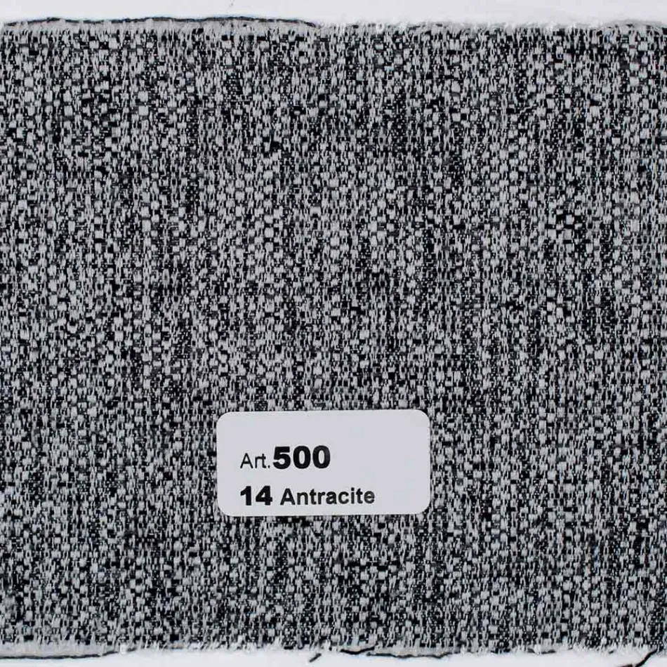 Silla de Comedor Totalmente Tapizada en Tela Made in Italy - Roslin Viadurini