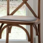Silla de Comedor en Haya Europea en Diferentes Acabados - Inay Viadurini