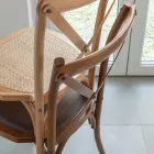 Silla de Comedor en Haya Europea en Diferentes Acabados - Inay Viadurini