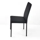 Silla de comedor de tela con respaldo alto Made in Italy - Orietta Viadurini