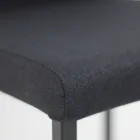 Silla de comedor de tela con respaldo alto Made in Italy - Orietta Viadurini