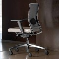 Silla ergonómica giratoria para escritorio de oficina con ruedas y reposabrazos - Gimiglia