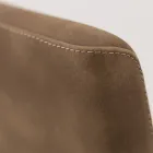 Silla de salón con respaldo alto en piel sintética Made in Italy - Orietta Viadurini