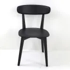 Silla de salón en madera de fresno Made in Italy - Eryn Viadurini