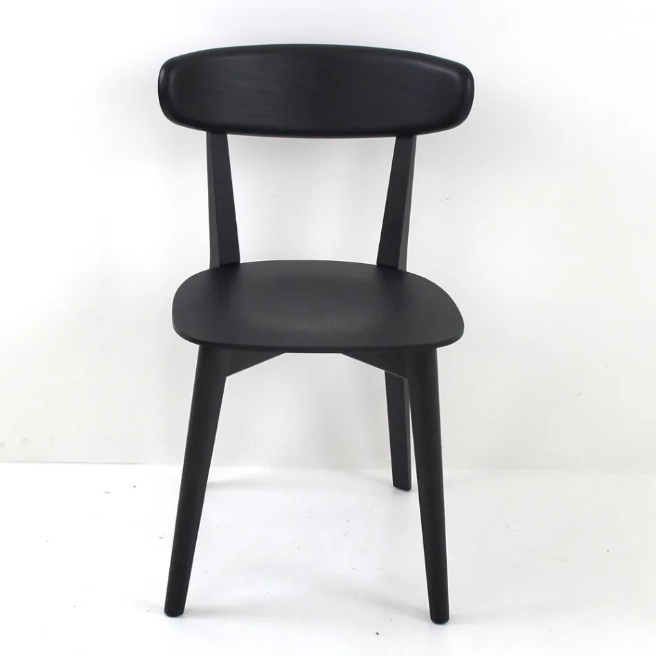 Silla de salón en madera de fresno Made in Italy - Eryn Viadurini