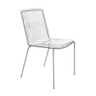 Silla de salón de plexiglás y hierro Made in Italy, 2 piezas - Pumbaa Viadurini