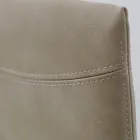 Silla de salón de piel sintética con patas lacadas Made in Italy - Roslin Viadurini