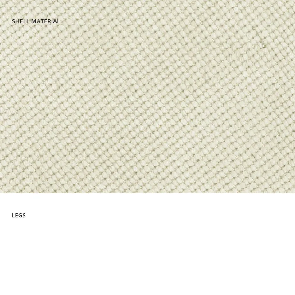 Silla de salón moderna en tela y metal hecha en Italia, Egipto Viadurini