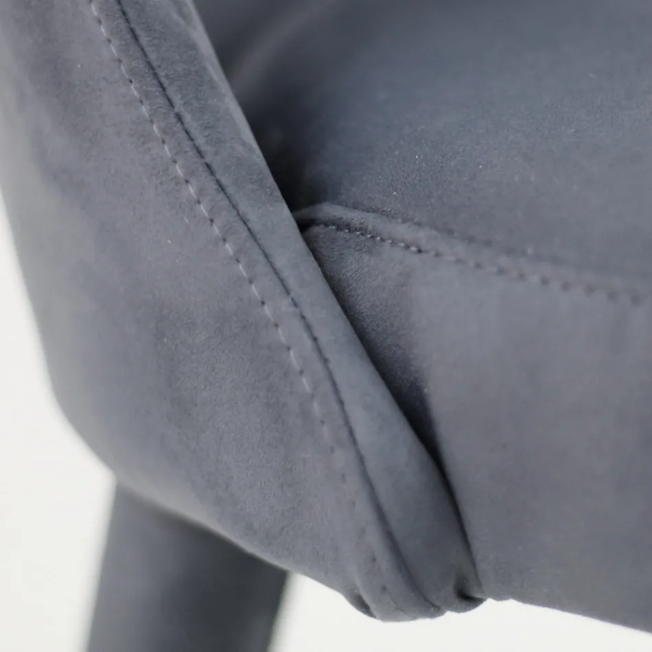 Silla de Salón Tapizada con Teknofibra Made in Italy - Stinco Viadurini