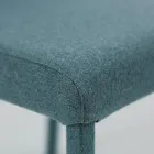 Silla de salón tapizada en tela Made in Italy - Roslin Viadurini