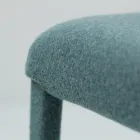 Silla de salón tapizada en tela Made in Italy - Roslin Viadurini