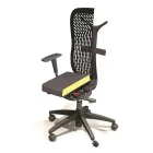 Silla de oficina ergonómica y giratoria con reposabrazos Made in Italy - Fulvio Viadurini