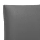 Silla elegante de diseño moderno en piel sintética de colores para el salón - Grenger Viadurini