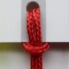 Silla de Lujo con Reposabrazos en Haya Blanqueada y Cuerda Made in Italy - Nora Viadurini