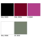 Silla de tela de lujo con base de metal Made in Italy, 2 piezas - Alaska Viadurini