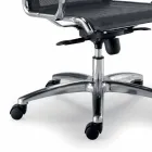 Silla ejecutiva de diseño producida en Italia en la red Agata. Viadurini