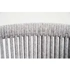 Silla apilable para exteriores con reposabrazos acolchados Al. 73 cm - Smart by Varaschin Viadurini