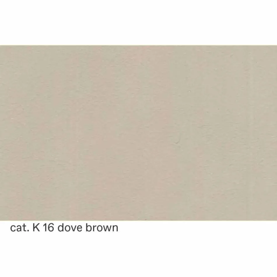 Silla giratoria de aluminio lacado con asiento de cuero Made in Italy - Cabiria Viadurini